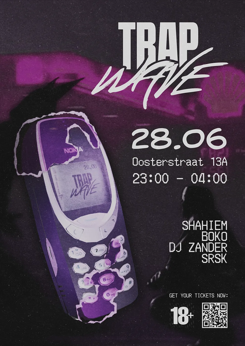 The fourth poster: a rendered Nokia 3310 with the wordmark on its screen.